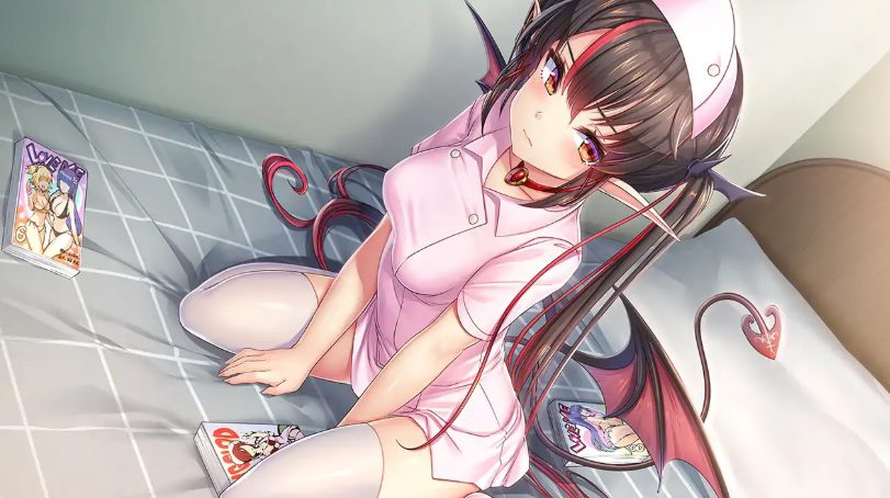 【PC/官中/2D/手绘/日系/ADV游戏/1.3G】纯情魅魔的同居生活 官方中文版+2D手绘日系ADV游戏+1.3G