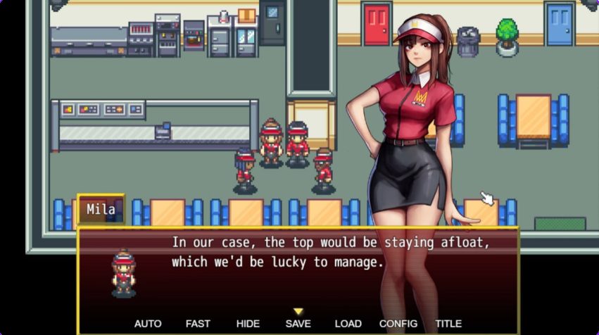 【PC/AI汉化/模拟/SLG游戏/1.50G】 快餐女友 （Fast Food Girlfriend） AI汉化步兵版+模拟SLG游戏+1.50G